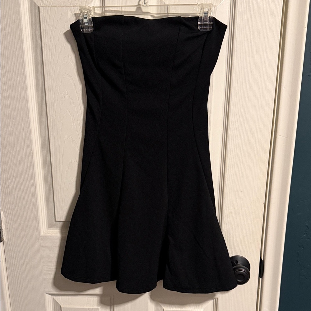 Body Central Black Strapless Dress